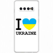 Чехол Uprint Samsung G975 Galaxy S10 Plus I love Ukraine