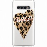 Прозрачный чехол Uprint Samsung G975 Galaxy S10 Plus Wild Love