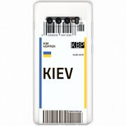 Прозрачный чехол Uprint Samsung G975 Galaxy S10 Plus Ticket Kiev