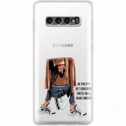 Прозрачный чехол Uprint Samsung G975 Galaxy S10 Plus Motivation