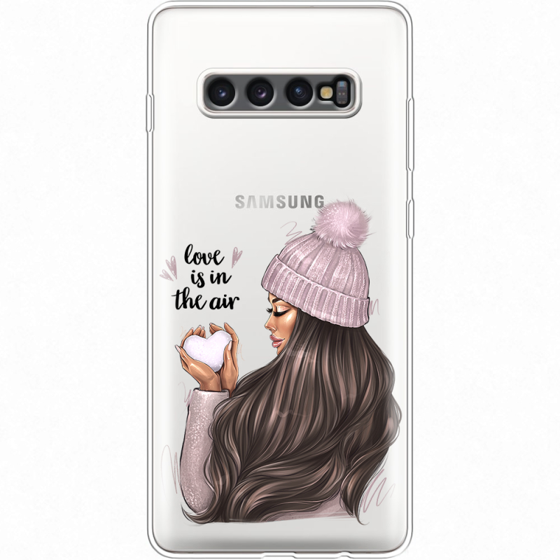 Прозрачный чехол Uprint Samsung G975 Galaxy S10 Plus love is in the air