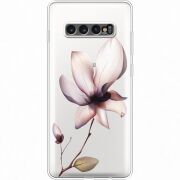 Прозрачный чехол Uprint Samsung G975 Galaxy S10 Plus Magnolia