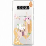 Прозрачный чехол Uprint Samsung G975 Galaxy S10 Plus Uni Blonde