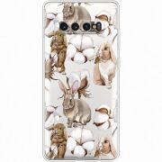 Прозрачный чехол Uprint Samsung G975 Galaxy S10 Plus Cotton and Rabbits