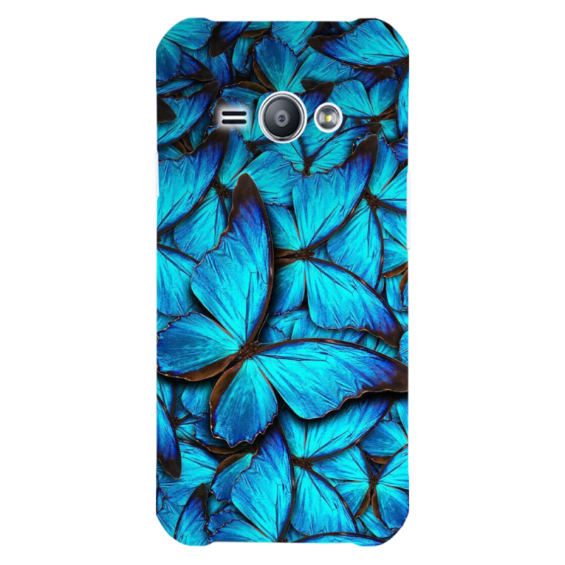 Чехол Uprint Samsung J110 Galaxy J1 Ace лазурные бабочки