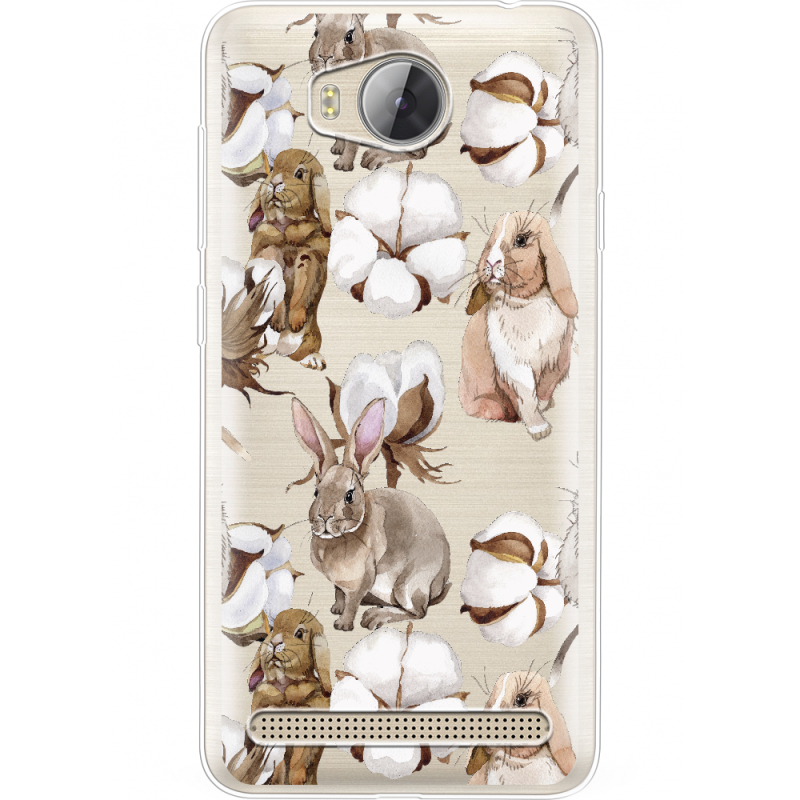 Прозрачный чехол Uprint Huawei Y3 2 Cotton and Rabbits