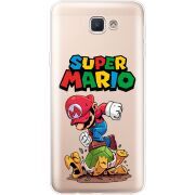 Прозрачный чехол Uprint Samsung J5 Prime G570F Super Mario