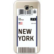 Прозрачный чехол Uprint Samsung A720 Galaxy A7 2017 Ticket New York