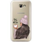 Прозрачный чехол Uprint Samsung A720 Galaxy A7 2017 love is in the air