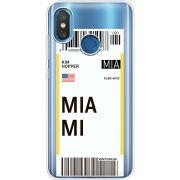 Прозрачный чехол Uprint Xiaomi Mi 8 Ticket Miami