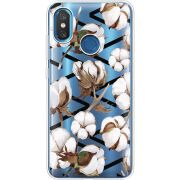 Прозрачный чехол Uprint Xiaomi Mi 8 Cotton flowers