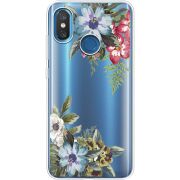 Прозрачный чехол Uprint Xiaomi Mi 8 Floral