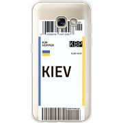 Прозрачный чехол Uprint Samsung A320 Galaxy A3 2017 Ticket Kiev