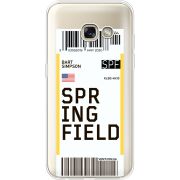 Прозрачный чехол Uprint Samsung A320 Galaxy A3 2017 Ticket Springfield