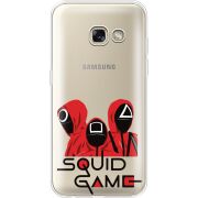 Прозрачный чехол Uprint Samsung A320 Galaxy A3 2017 siquid game люди в красном