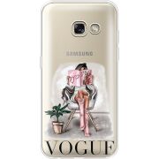 Прозрачный чехол Uprint Samsung A320 Galaxy A3 2017 VOGUE
