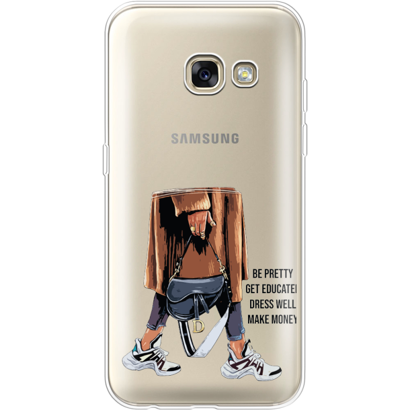 Прозрачный чехол Uprint Samsung A320 Galaxy A3 2017 Motivation