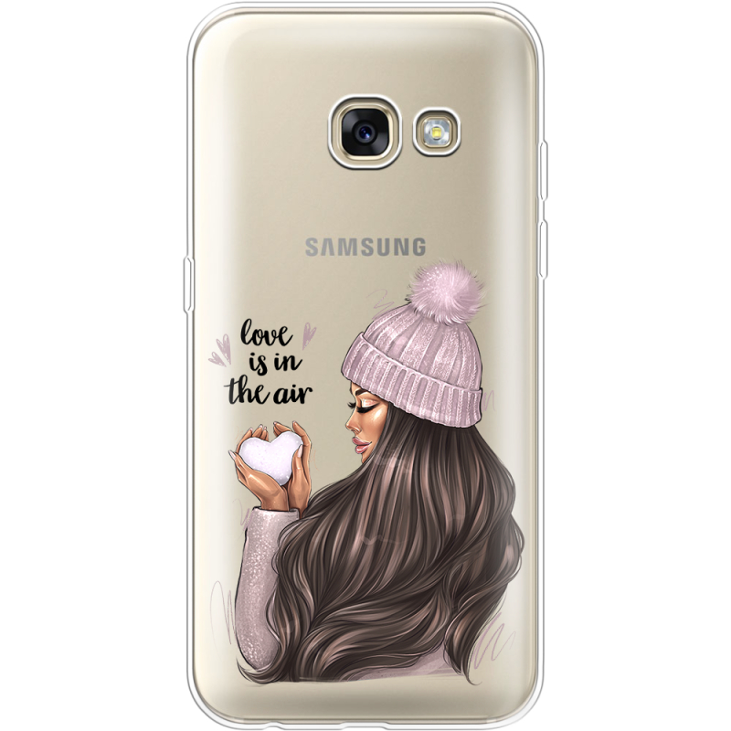 Прозрачный чехол Uprint Samsung A320 Galaxy A3 2017 love is in the air