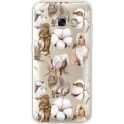 Прозрачный чехол Uprint Samsung A320 Galaxy A3 2017 Cotton and Rabbits