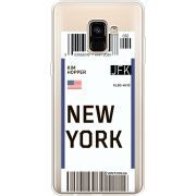 Прозрачный чехол Uprint Samsung A730 Galaxy A8 Plus (2018) Ticket New York