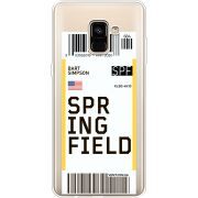 Прозрачный чехол Uprint Samsung A730 Galaxy A8 Plus (2018) Ticket Springfield