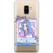 Прозрачный чехол Uprint Samsung A730 Galaxy A8 Plus (2018) The Sakuras Will Cry For You