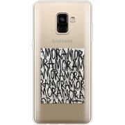 Прозрачный чехол Uprint Samsung A730 Galaxy A8 Plus (2018) Amor Amor