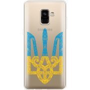 Прозрачный чехол Uprint Samsung A730 Galaxy A8 Plus (2018) Gold Trident
