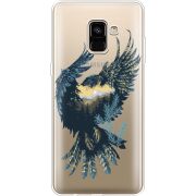 Прозрачный чехол Uprint Samsung A730 Galaxy A8 Plus (2018) Eagle