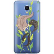 Прозрачный чехол Uprint Meizu M5 Cute Mermaid