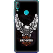 Чехол Uprint Huawei Y7 2019 Harley Davidson and eagle