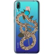 Прозрачный чехол Uprint Huawei Y7 2019 Glamor Snake