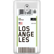 Прозрачный чехол Uprint Nokia 3 Ticket Los Angeles