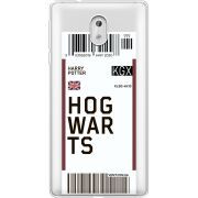 Прозрачный чехол Uprint Nokia 3 Ticket Hogwarts