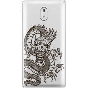 Прозрачный чехол Uprint Nokia 3 Chinese Dragon