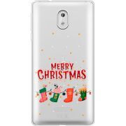 Прозрачный чехол Uprint Nokia 3 Merry Christmas