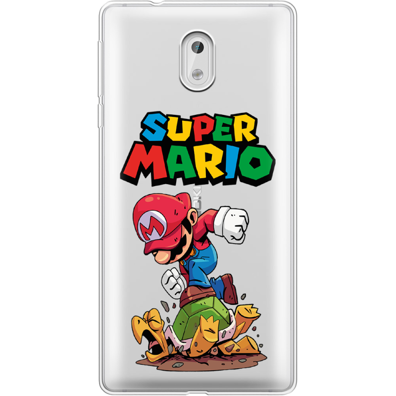 Прозрачный чехол Uprint Nokia 3 Super Mario