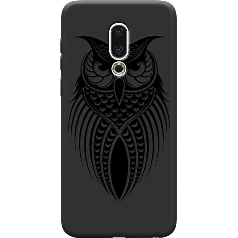 Черный чехол Uprint Meizu 16th Owl