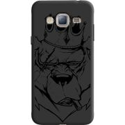 Черный чехол Uprint Samsung J320 Galaxy J3 Bear King