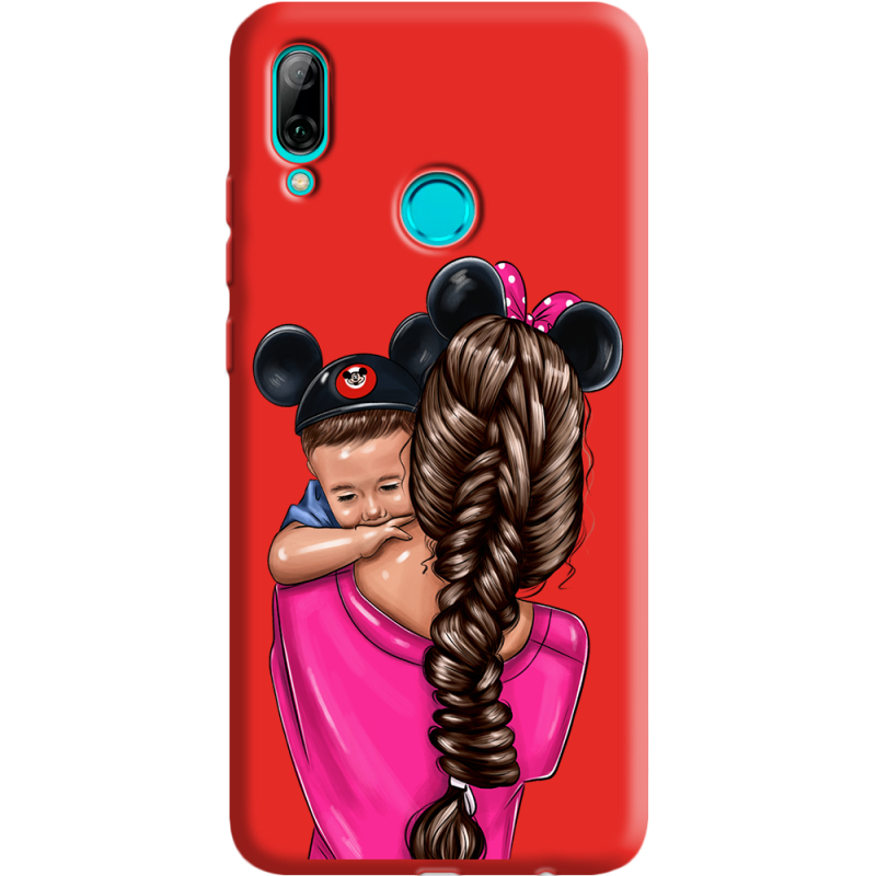 Красный чехол Uprint Huawei P Smart 2019 Mouse Mommy
