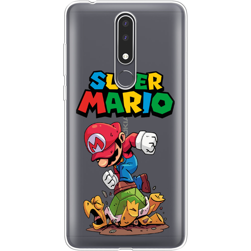 Прозрачный чехол Uprint Nokia 3.1 Plus Super Mario