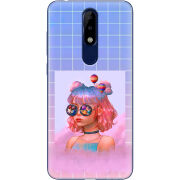 Чехол Uprint Nokia 5.1 Plus Girl in the Clouds