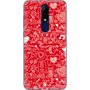 Чехол Uprint Nokia 5.1 Plus Happy Valentines