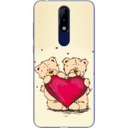 Чехол Uprint Nokia 5.1 Plus Teddy Bear Love