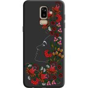 Черный чехол Uprint Samsung J810 Galaxy J8 2018 3D Ukrainian Muse