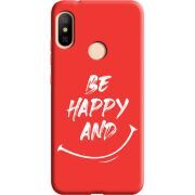 Красный чехол Uprint Xiaomi Mi A2 Lite be happy and