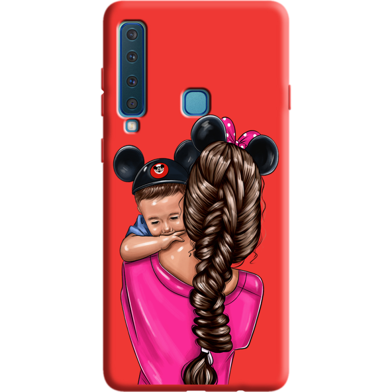 Красный чехол Uprint Samsung A920 Galaxy A9 2018 Mouse Mommy