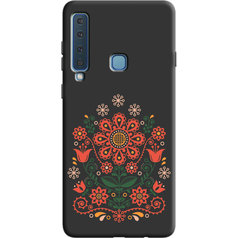 Черный чехол Uprint Samsung A920 Galaxy A9 2018 Ukrainian Ornament