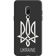Черный чехол Uprint Meizu 15 Тризуб монограмма ukraine