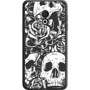 Черный чехол Uprint Meizu M15 (15 Lite) Skull and Roses